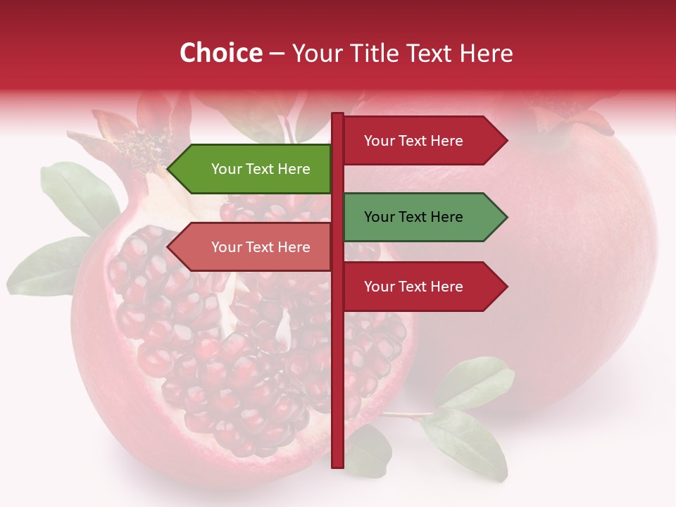 Pomegranate Fruit PowerPoint Template