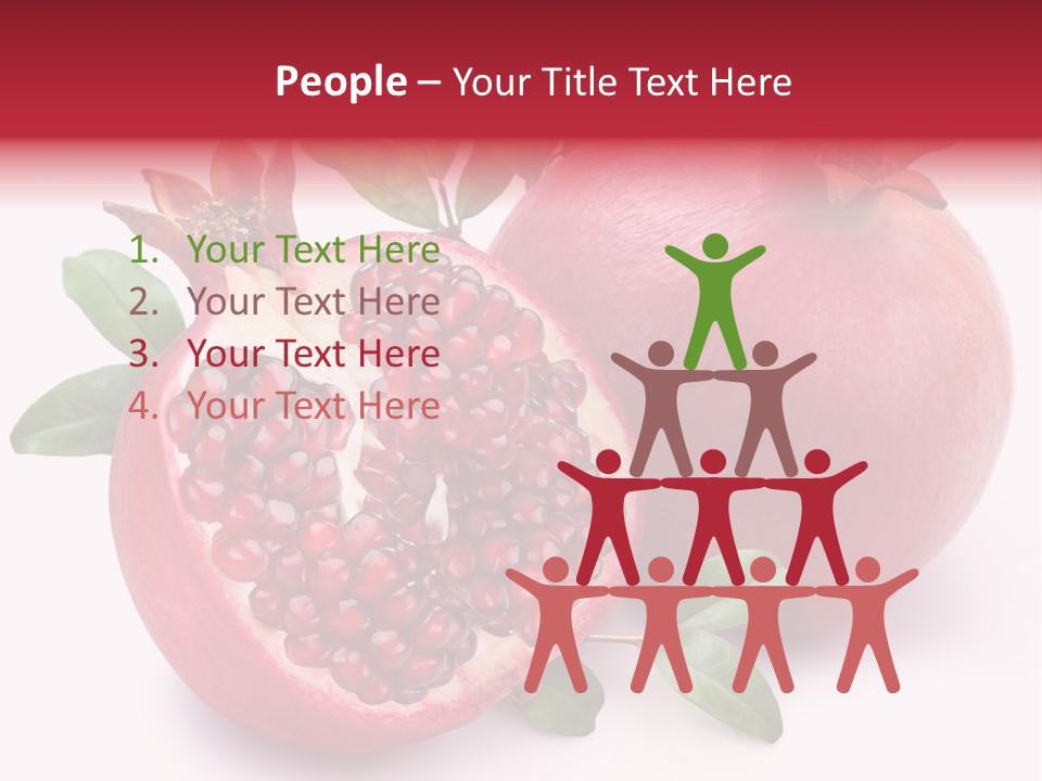 Pomegranate Fruit PowerPoint Template