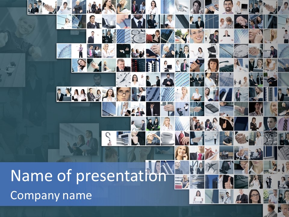 Business Collage PowerPoint Template