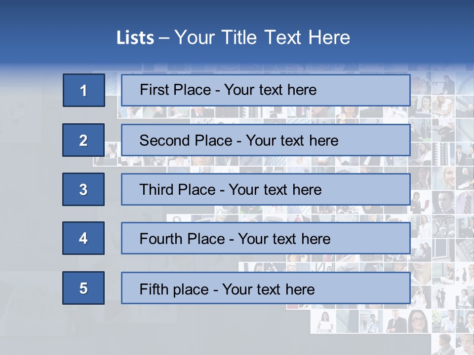 Business Collage PowerPoint Template