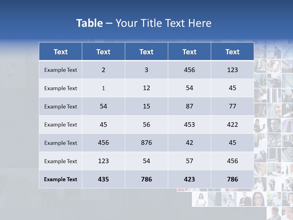 Business Collage PowerPoint Template