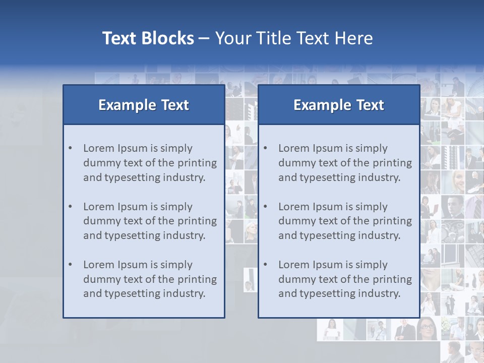 Business Collage PowerPoint Template