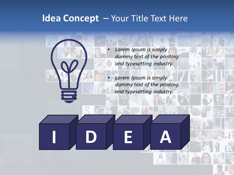 Business Collage PowerPoint Template