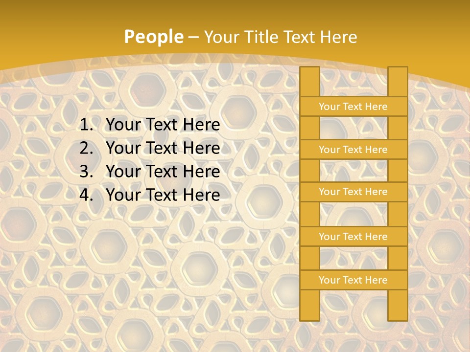 Team Figure Chair PowerPoint Template