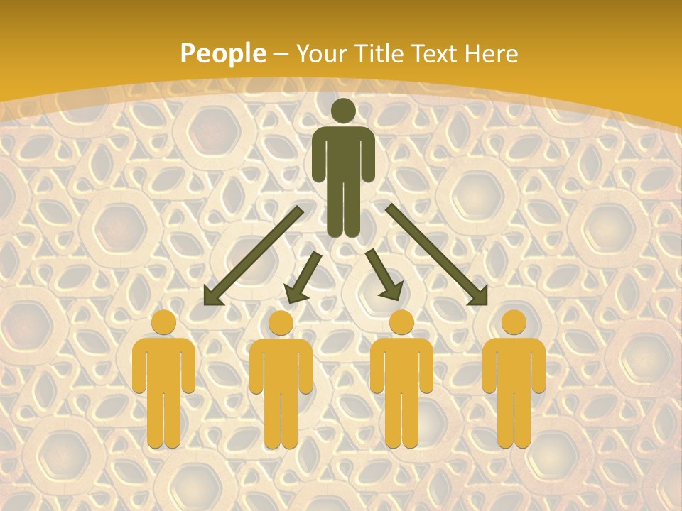 Team Figure Chair PowerPoint Template