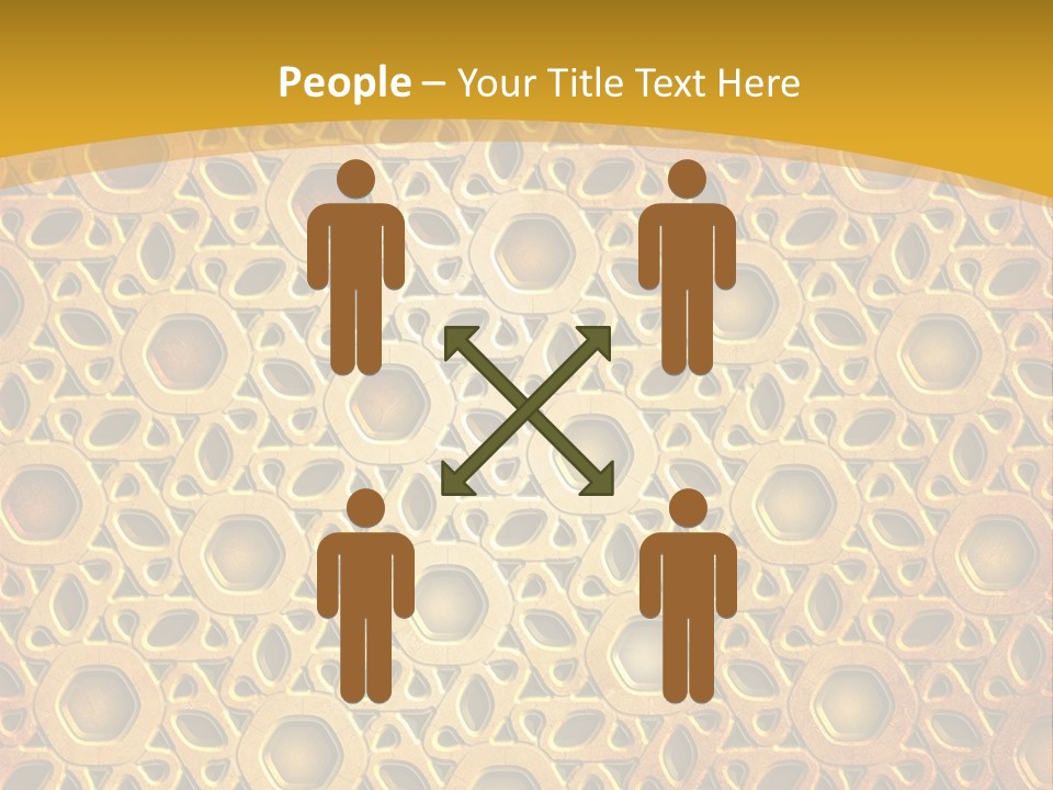 Team Figure Chair PowerPoint Template