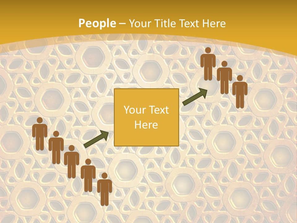 Team Figure Chair PowerPoint Template