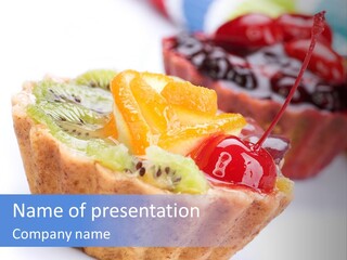 Dessert Cafe Decorated PowerPoint Template
