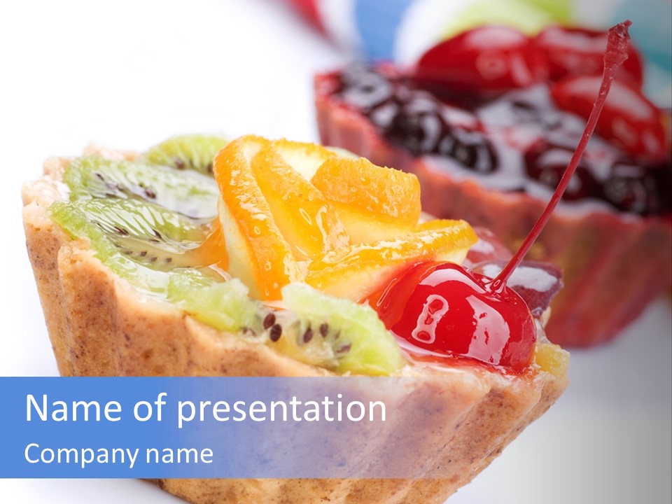 Dessert Cafe Decorated PowerPoint Template