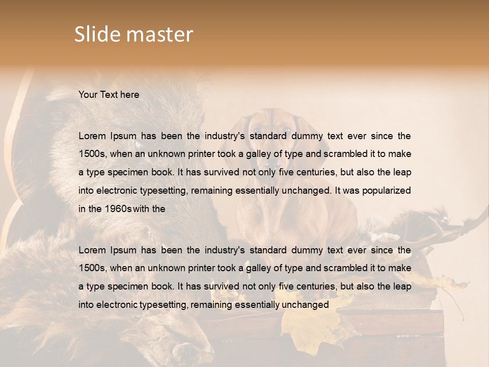 Hair Prey Hunt PowerPoint Template