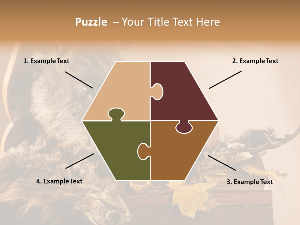 Hair Prey Hunt PowerPoint Template