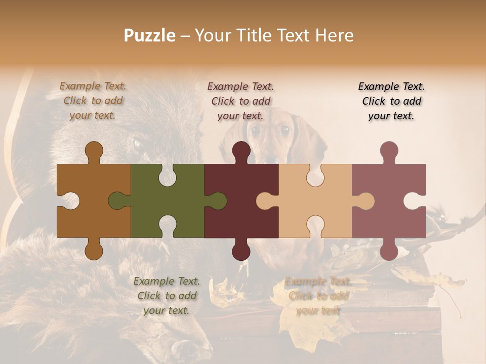 Hair Prey Hunt PowerPoint Template