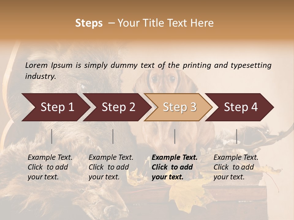 Hair Prey Hunt PowerPoint Template