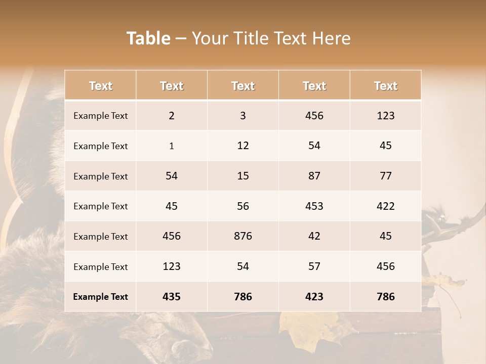 Hair Prey Hunt PowerPoint Template