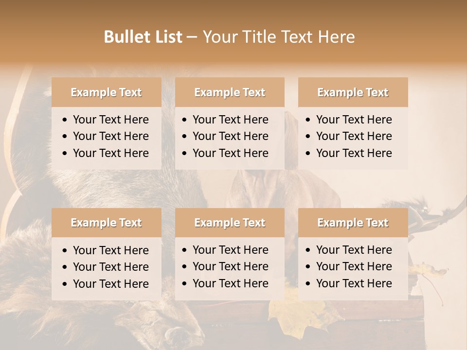 Hair Prey Hunt PowerPoint Template