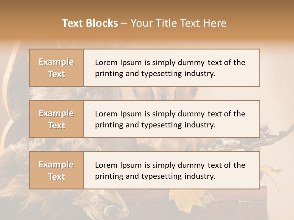 Hair Prey Hunt PowerPoint Template