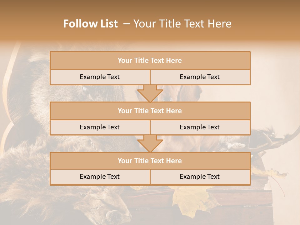 Hair Prey Hunt PowerPoint Template