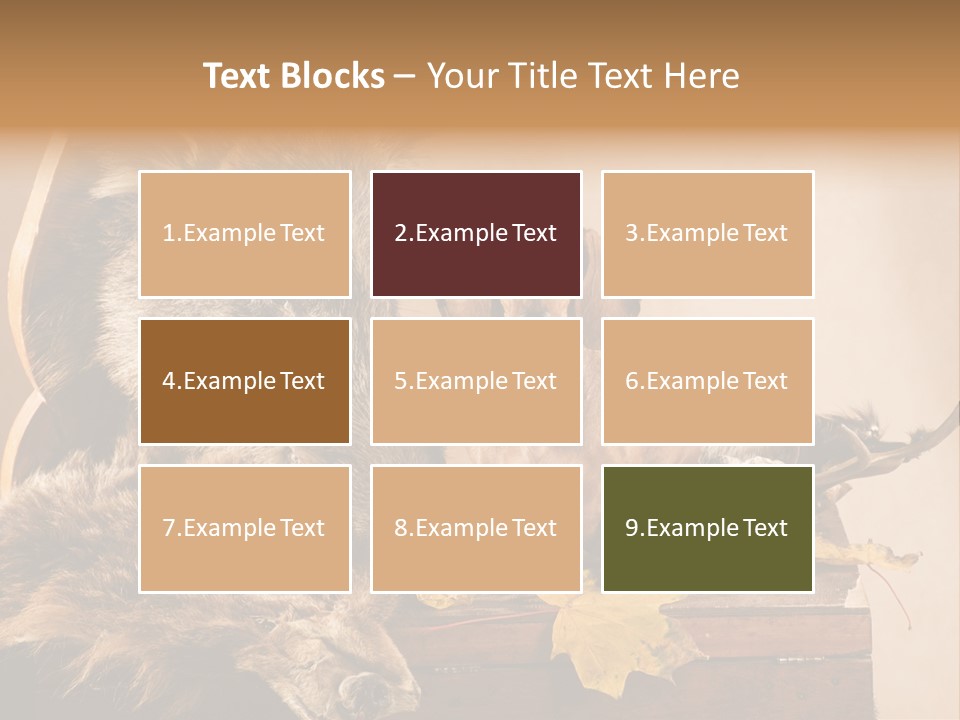 Hair Prey Hunt PowerPoint Template