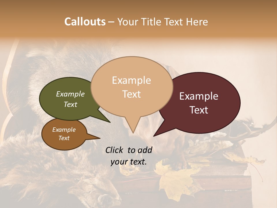 Hair Prey Hunt PowerPoint Template