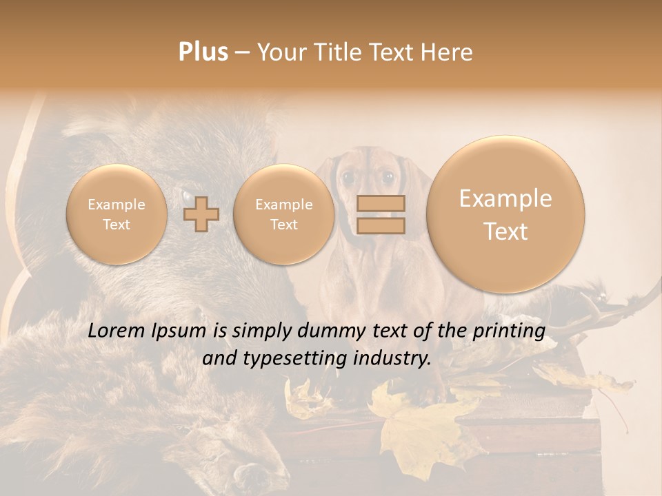 Hair Prey Hunt PowerPoint Template