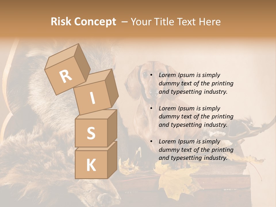 Hair Prey Hunt PowerPoint Template