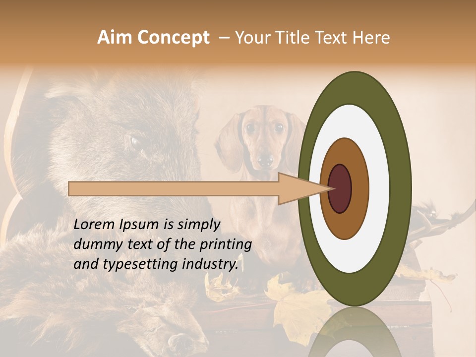 Hair Prey Hunt PowerPoint Template