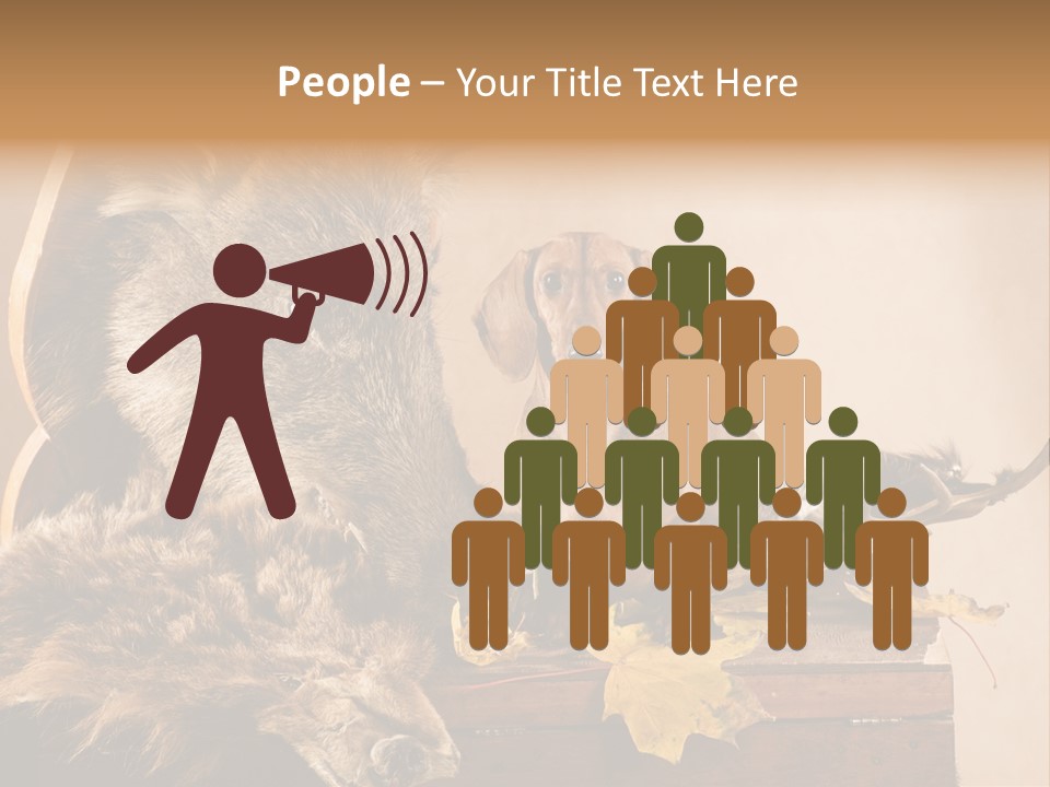 Hair Prey Hunt PowerPoint Template