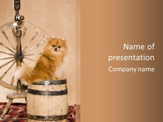 Neutral Tiny Down PowerPoint Template