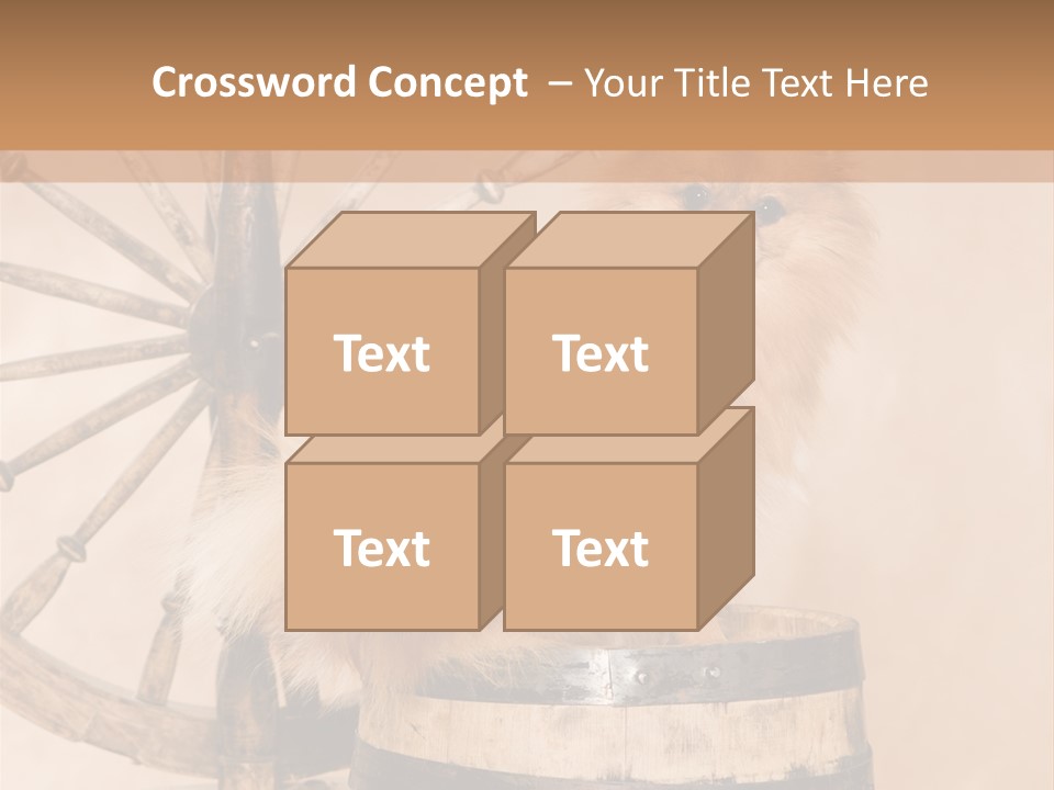 Neutral Tiny Down PowerPoint Template