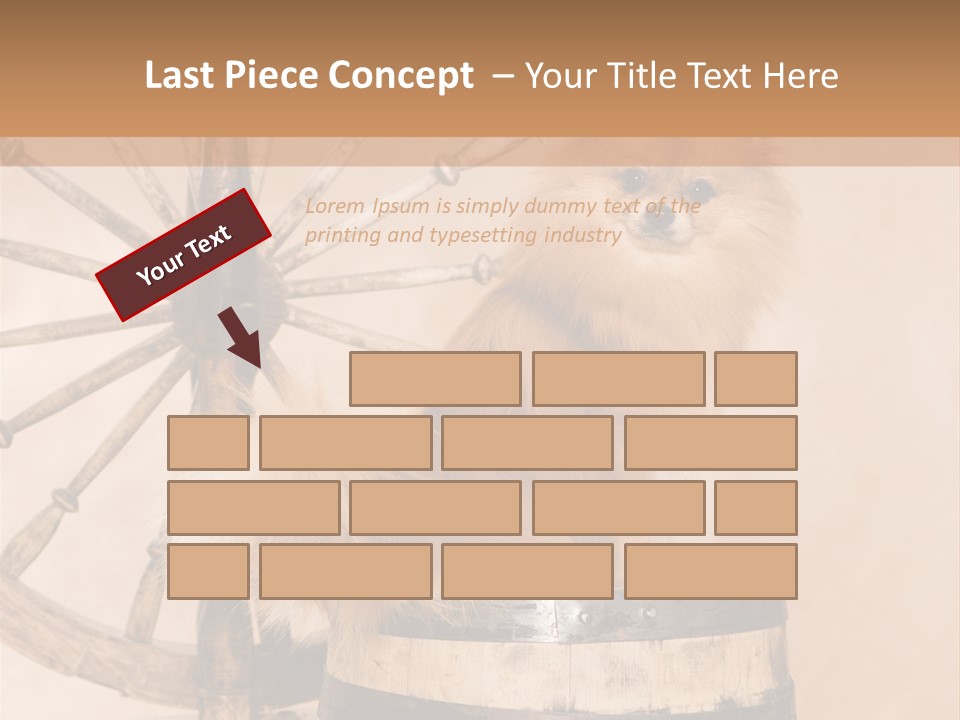 Neutral Tiny Down PowerPoint Template