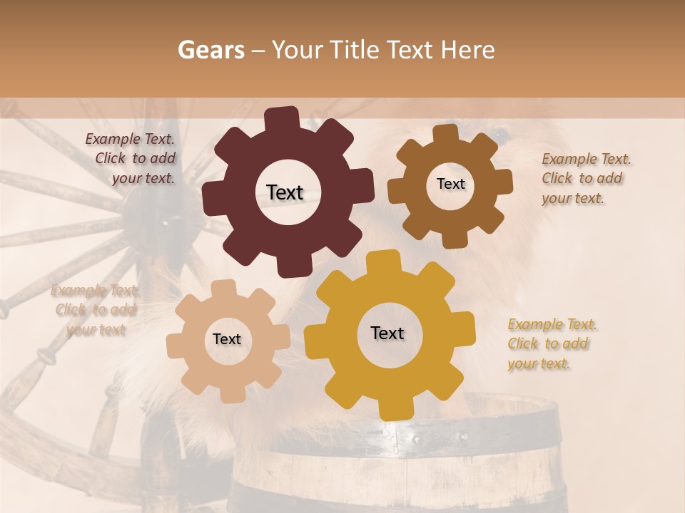 Neutral Tiny Down PowerPoint Template