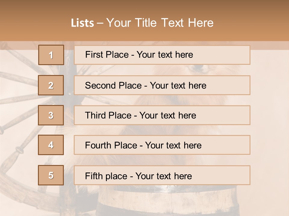 Neutral Tiny Down PowerPoint Template