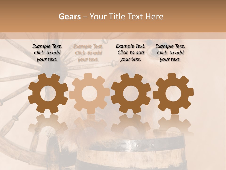 Neutral Tiny Down PowerPoint Template