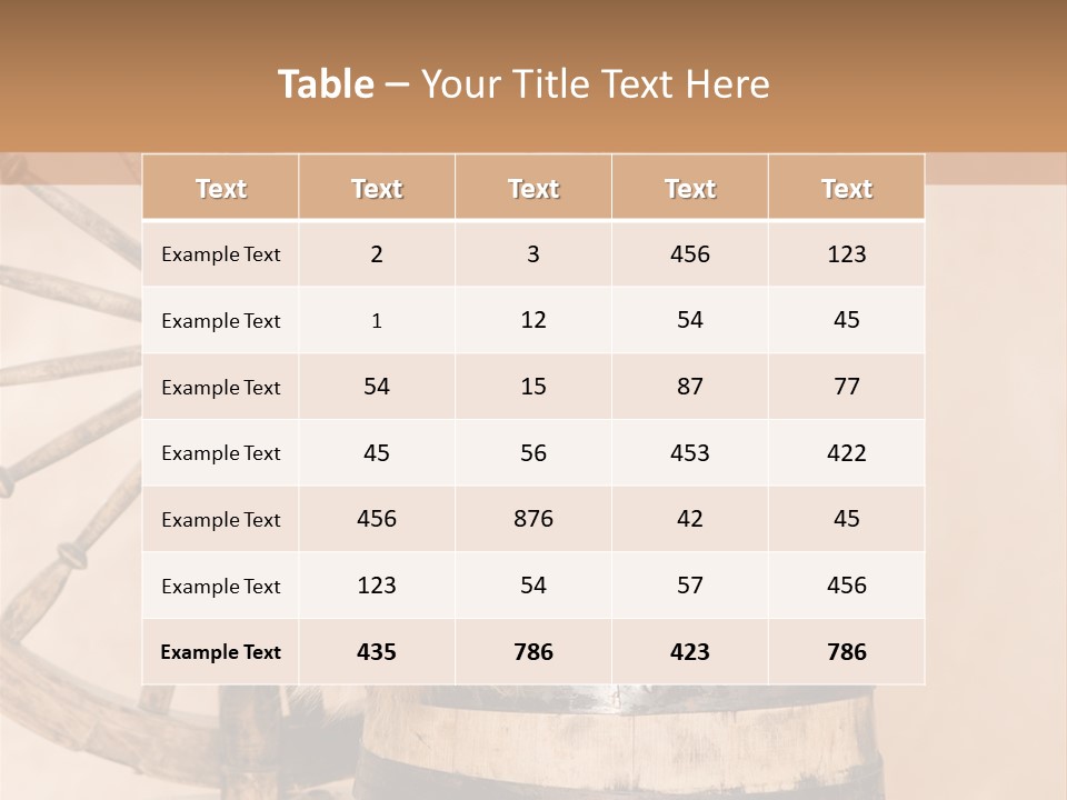 Neutral Tiny Down PowerPoint Template