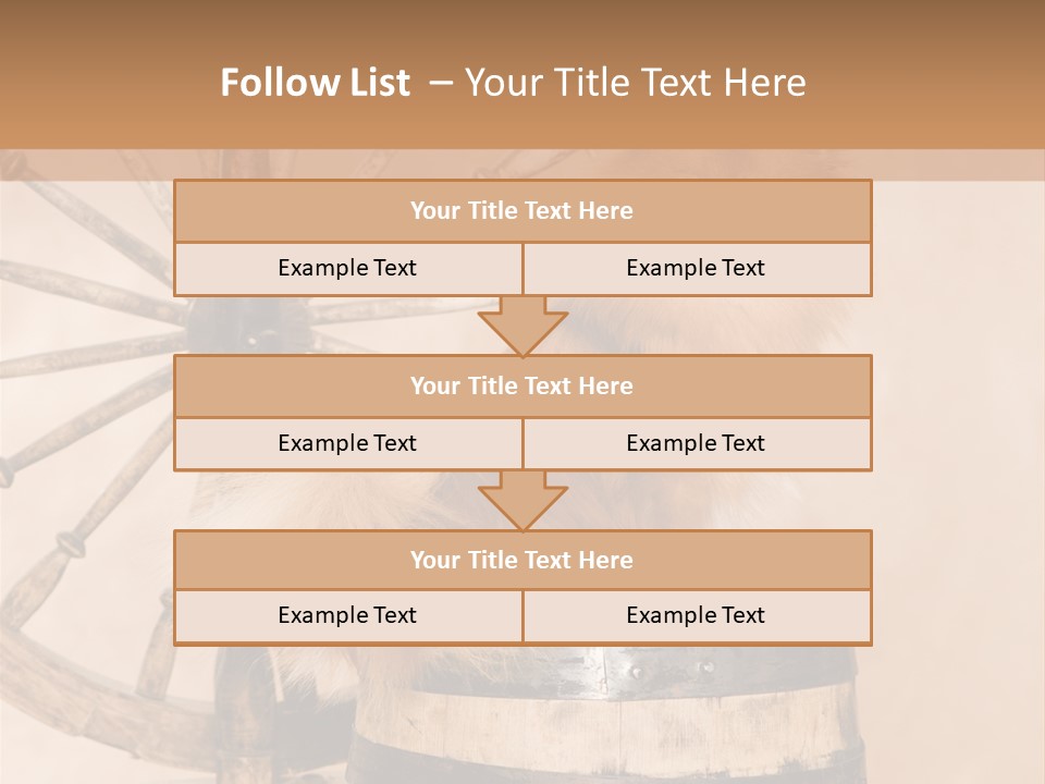 Neutral Tiny Down PowerPoint Template