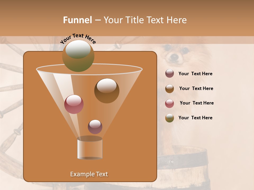 Neutral Tiny Down PowerPoint Template