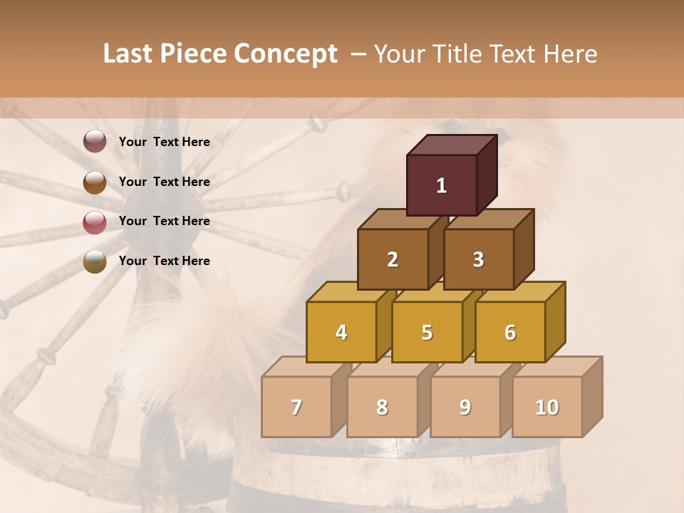 Neutral Tiny Down PowerPoint Template