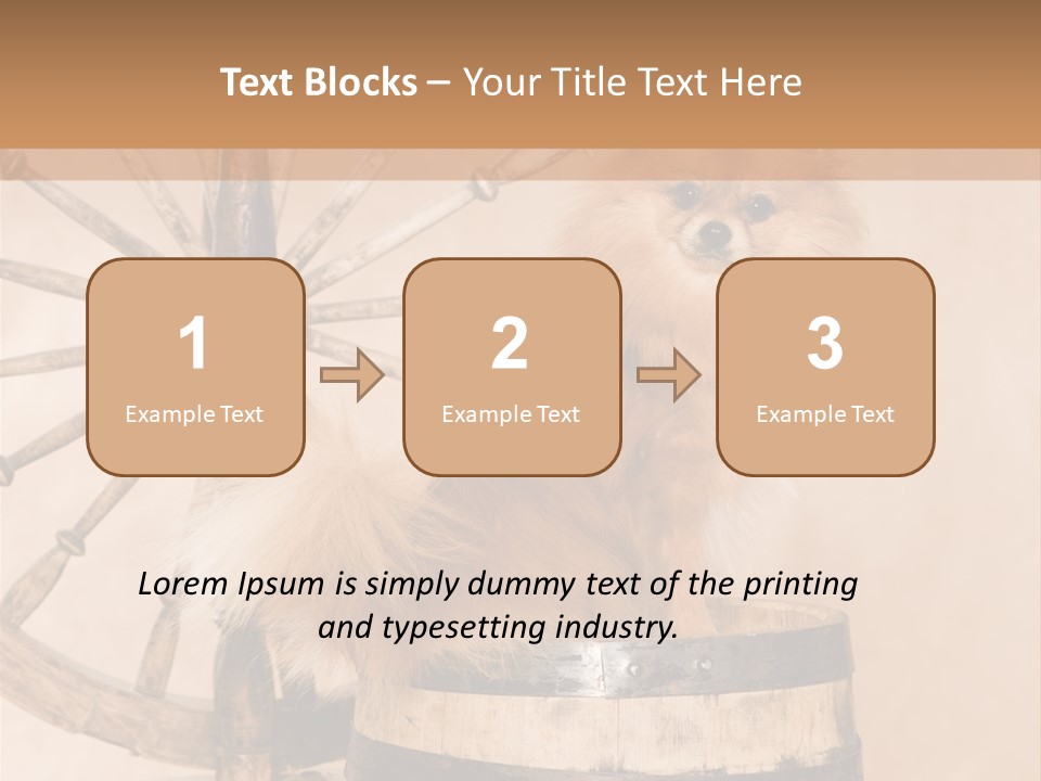Neutral Tiny Down PowerPoint Template