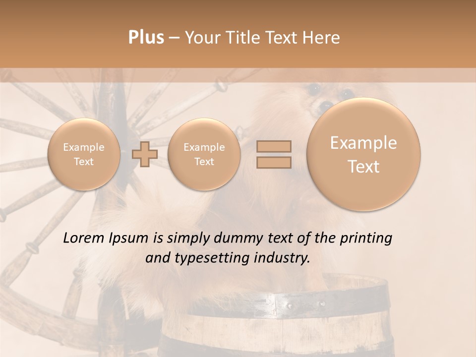 Neutral Tiny Down PowerPoint Template