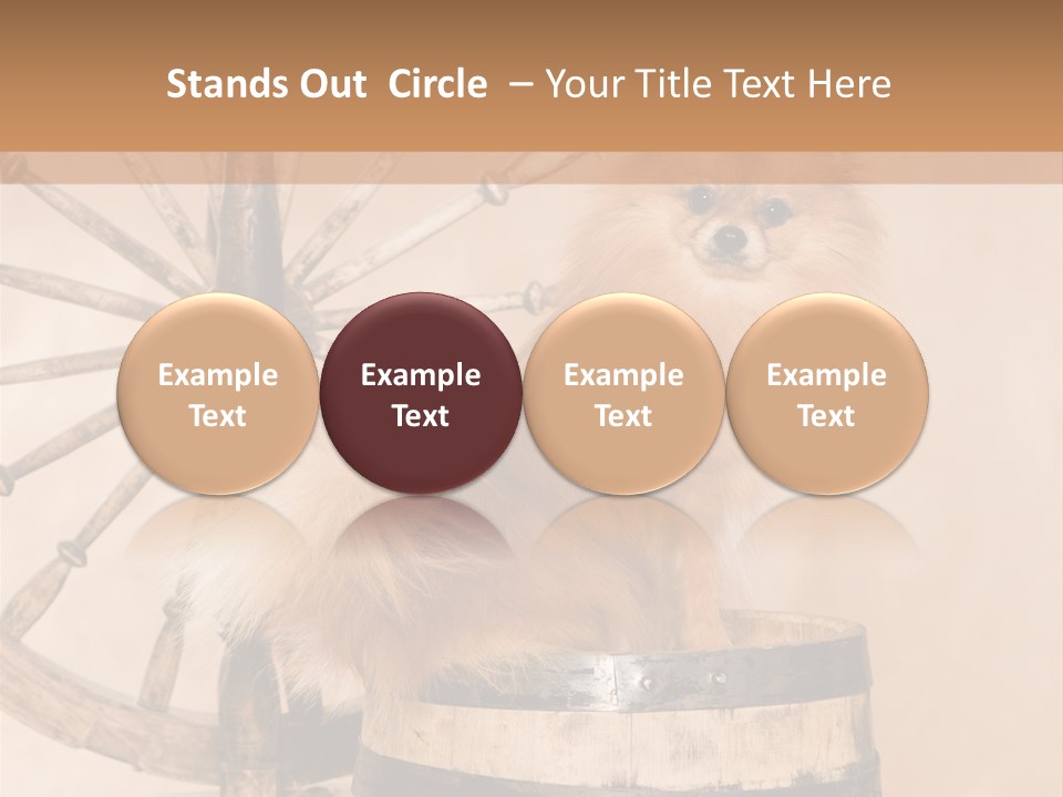 Neutral Tiny Down PowerPoint Template
