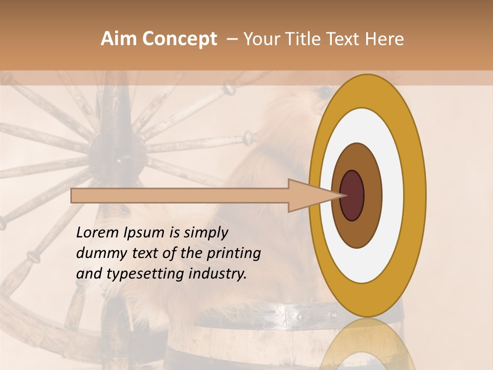 Neutral Tiny Down PowerPoint Template