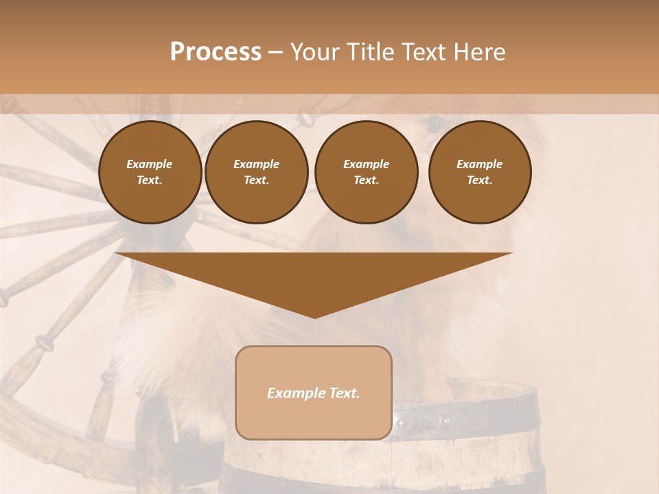 Neutral Tiny Down PowerPoint Template