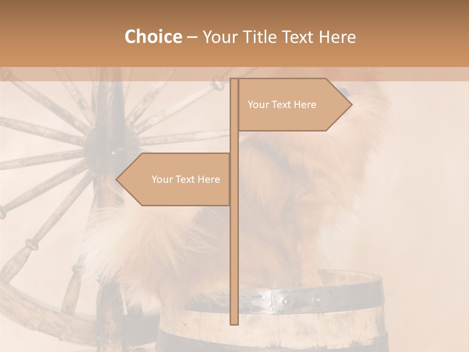 Neutral Tiny Down PowerPoint Template
