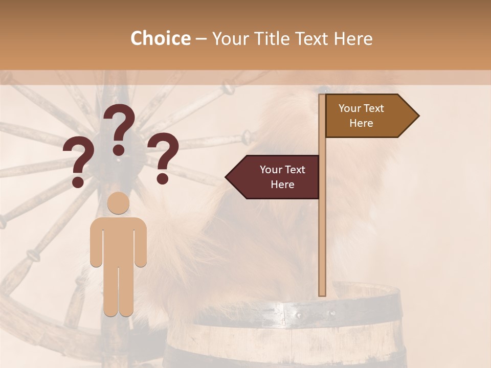 Neutral Tiny Down PowerPoint Template