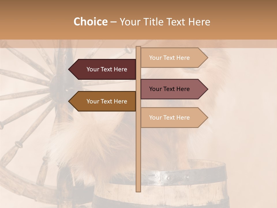 Neutral Tiny Down PowerPoint Template