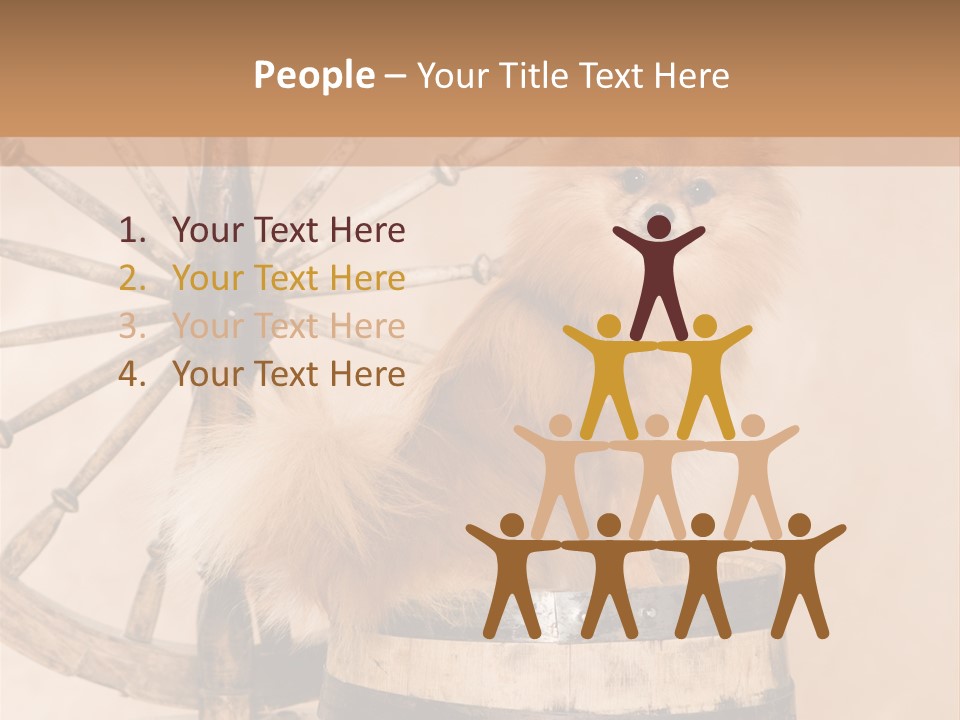 Neutral Tiny Down PowerPoint Template