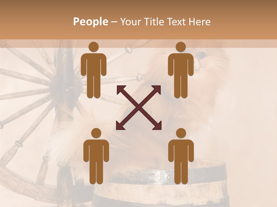 Neutral Tiny Down PowerPoint Template