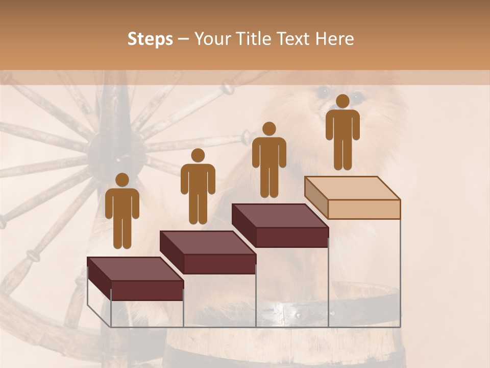 Neutral Tiny Down PowerPoint Template