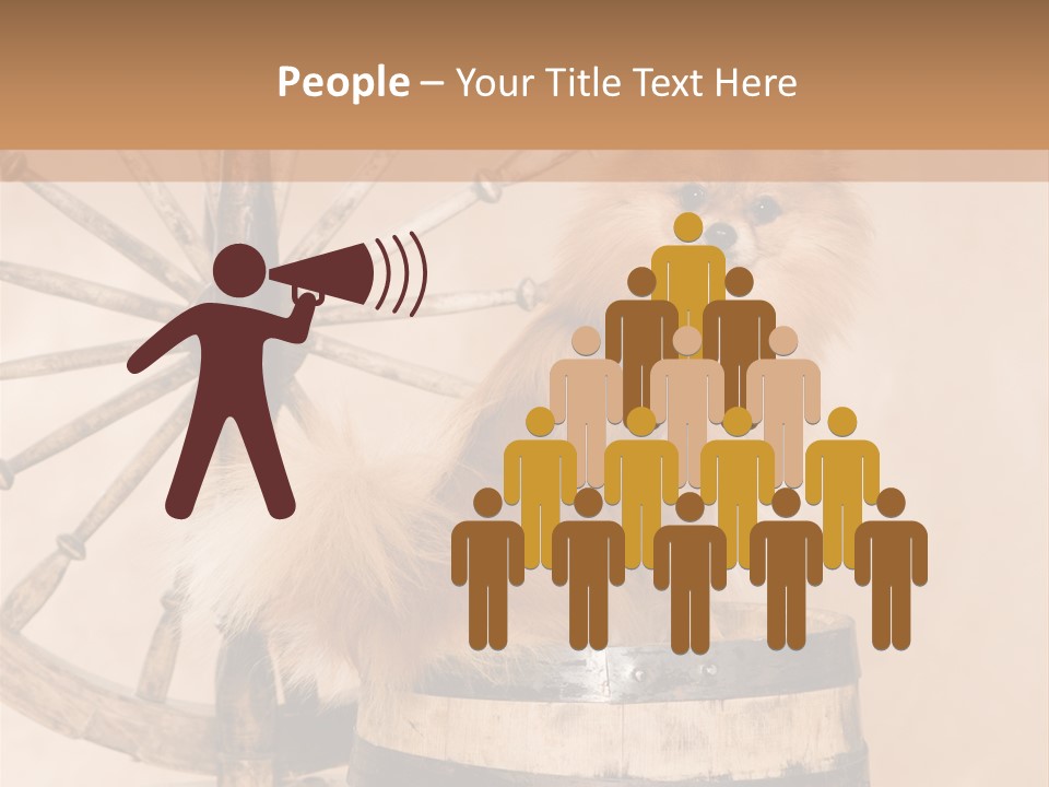 Neutral Tiny Down PowerPoint Template