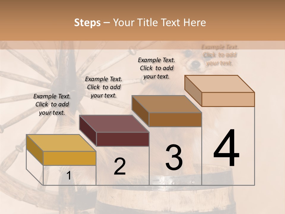 Neutral Tiny Down PowerPoint Template